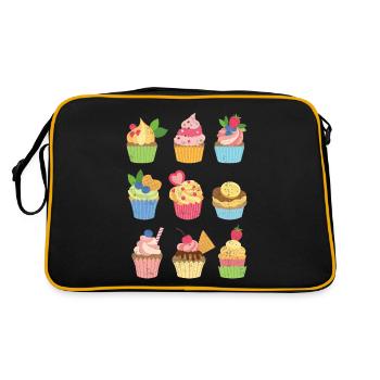 Cupcake - Sac Retro - noir/or - Dos