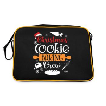 Baker Bakery Bakery Baking Gift - Retro Bag - black/gold - Back
