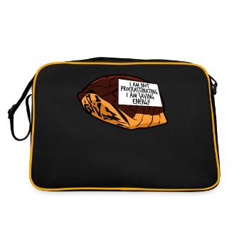 Tortue procrastinante Procrastinateurs - Sac Retro - noir/or - Dos