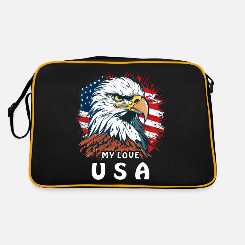 PYGARGUE À QUEUE BLANCHE MY LOVE USA Sac Retro