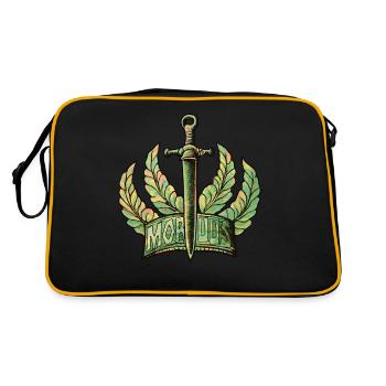 MITTELALTER RENAISSANCE SCHWERT - Retro Tasche - Schwarz/Gold - Hinten