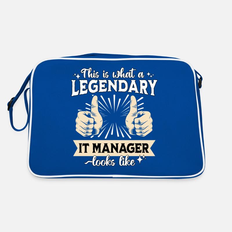 Legendärer IT Manager Retro Tasche