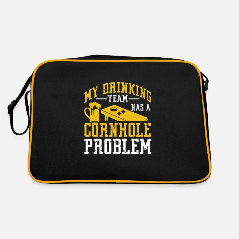 Cornhole pouf trou aveugle cadeau Sac Retro