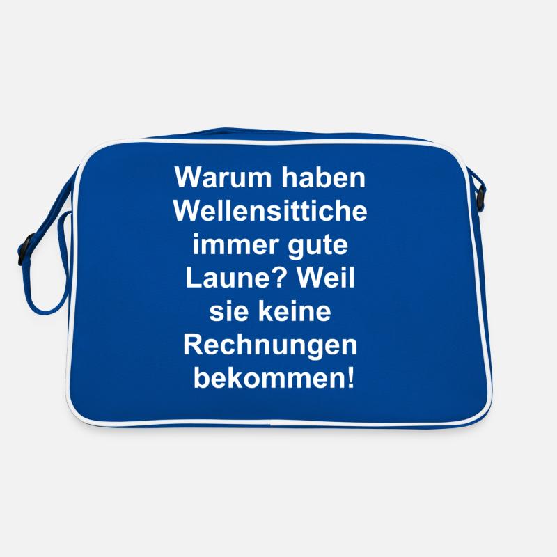 Geschenkidee für Vogelfreunde Retro Tasche