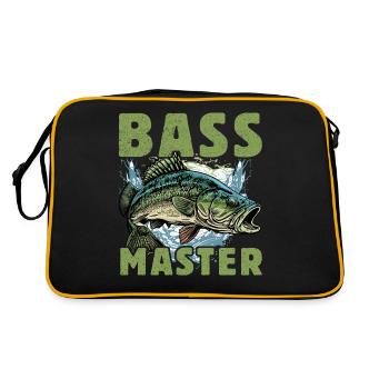 Maître de la basse - Sac Retro - noir/or - Dos