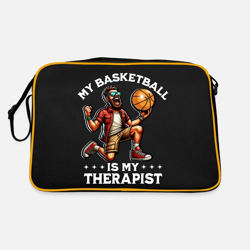 Drôle de dicton de basket-ball Sac Retro