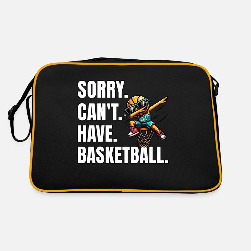 Drôle de dicton de basket-ball Sac Retro