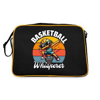 Basketball Whisperer - Retro Bag - black/gold - Back