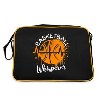 Basketball Whisperer - Retro Bag - black/gold - Back