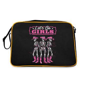 Spinster - Retro Bag - black/gold - Back