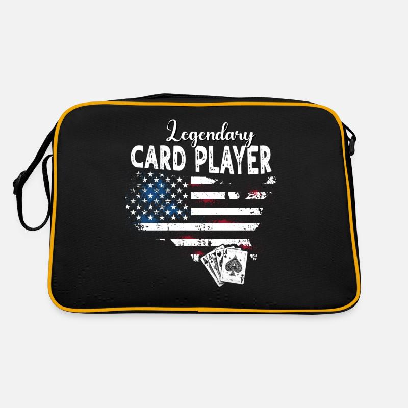 Kartenspieler Retro Tasche