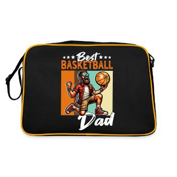 Basketball Dad - Retro Bag - black/gold - Back