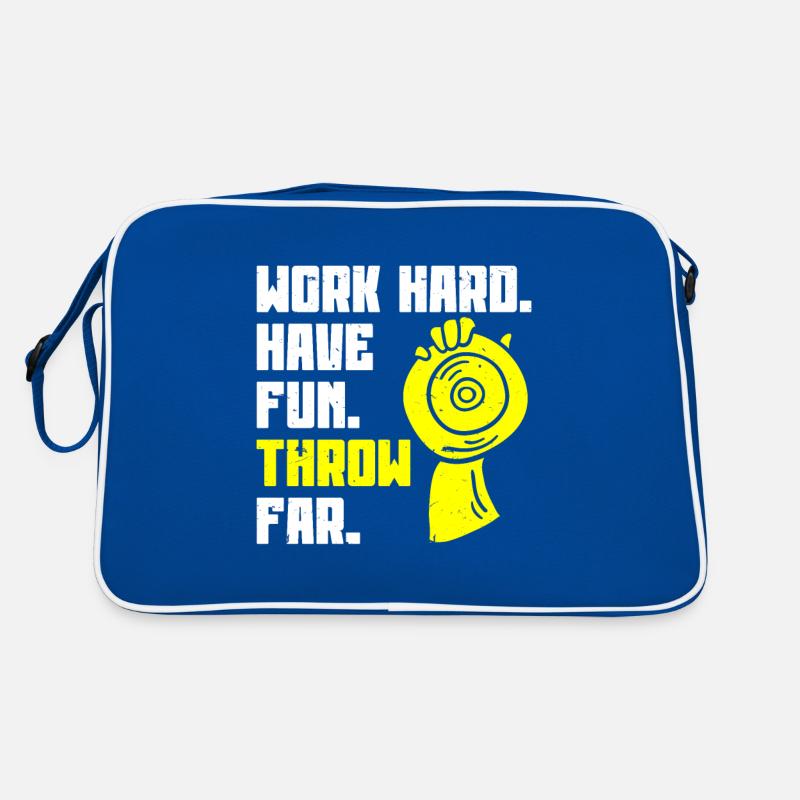 Diskuswerfer Leichtathletik Diskuswerfen Retro Tasche