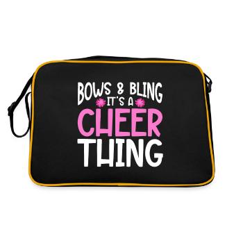 Cheerleading Cheerleader Base Flyer - Retro Bag - black/gold - Back