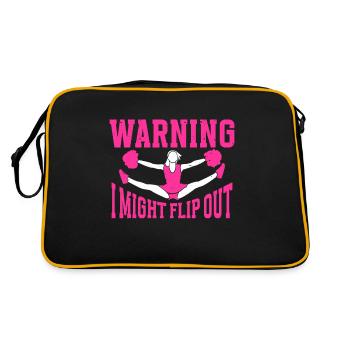 Cheerleading Cheerleader Base Flyer - Retro Bag - black/gold - Back