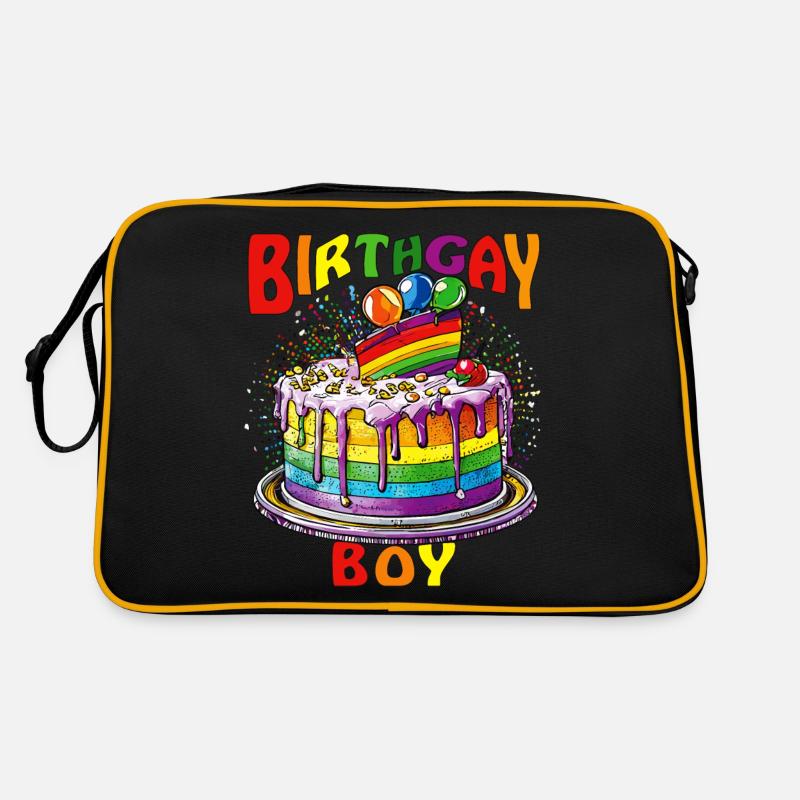 GÂTEAU NAISSANCEGARÇON GAY Sac Retro