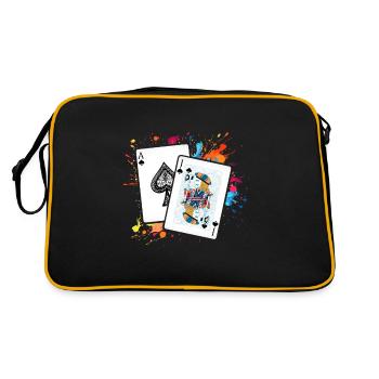 Blackjack - Retro Bag - black/gold - Back
