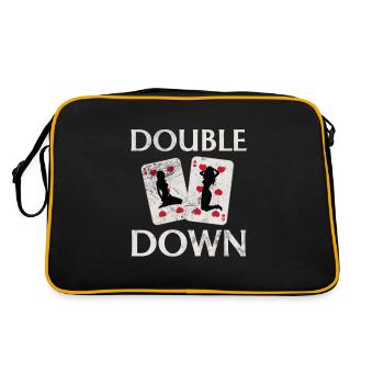 Blackjack Blackjack Card Game Casino Gift - Retro Bag - black/gold - Back