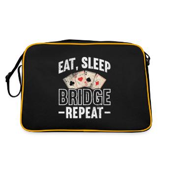Jeu de cartes de bridge Casino jeu de cartes cadeau - Sac Retro - noir/or - Dos