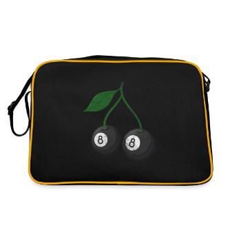 Cherry - Retro Bag - black/gold - Back