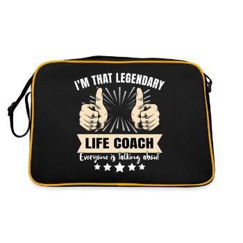 Coach de vie légendaire - Sac Retro - noir/or - Dos