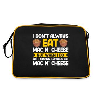 Mac And Cheese Macaroni - Retro Bag - black/gold - Back