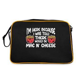 Mac And Cheese Macaroni - Retro Bag - black/gold - Back