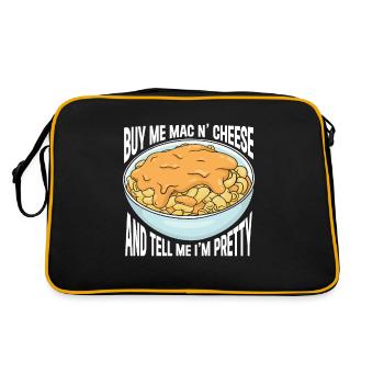 Mac And Cheese Macaroni - Retro Bag - black/gold - Back