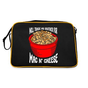 Mac And Cheese Macaroni - Retro Bag - black/gold - Back