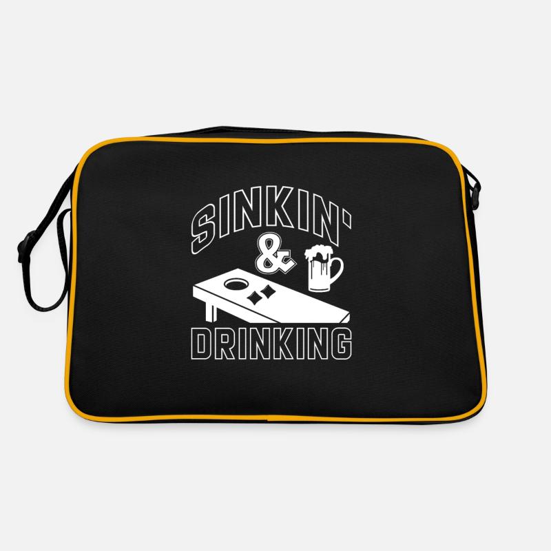 Cornhole pouf trou aveugle cadeau Sac Retro