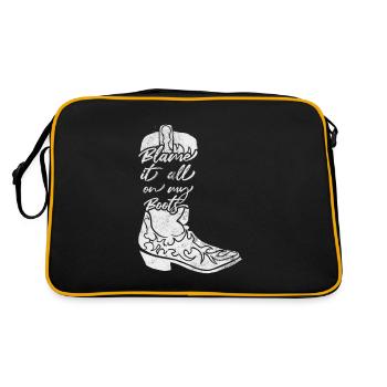 Country - Retro Bag - black/gold - Back