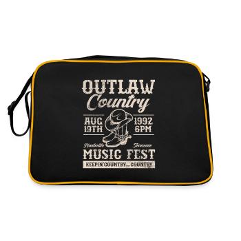 Country - Retro Bag - black/gold - Back