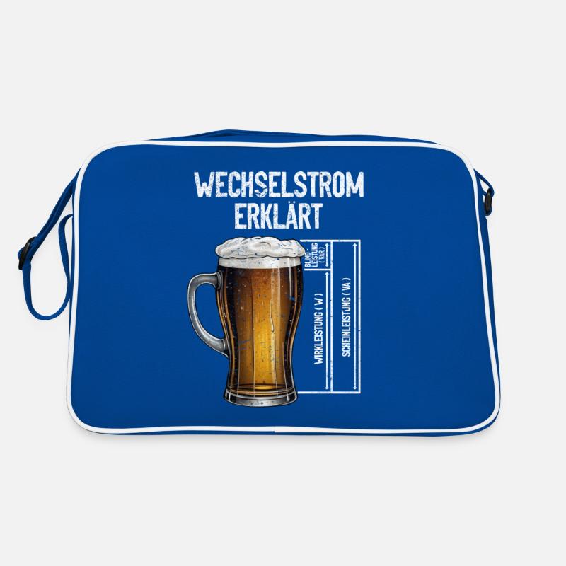 AC Explains Beer Electrician Technology Retro Bag