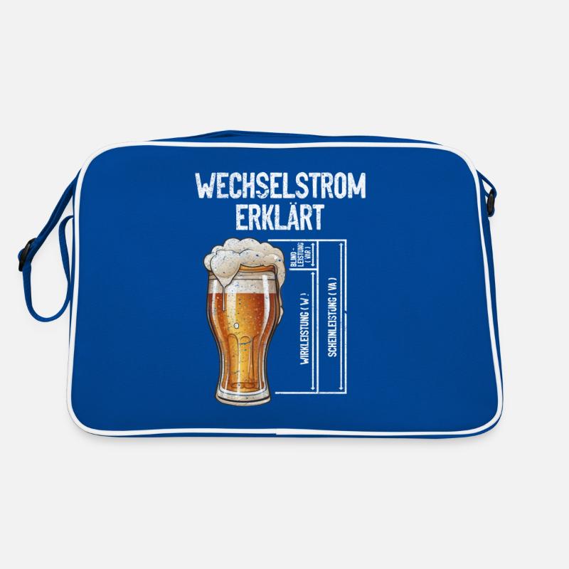 AC Explains Beer Electrician Technology Retro Bag