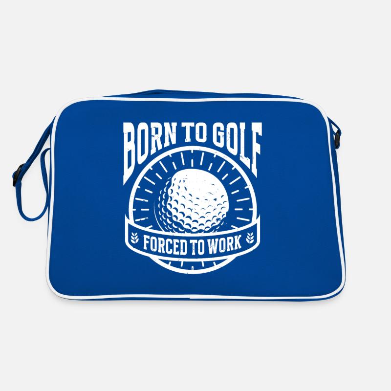 Golf Golfer Retro Bag