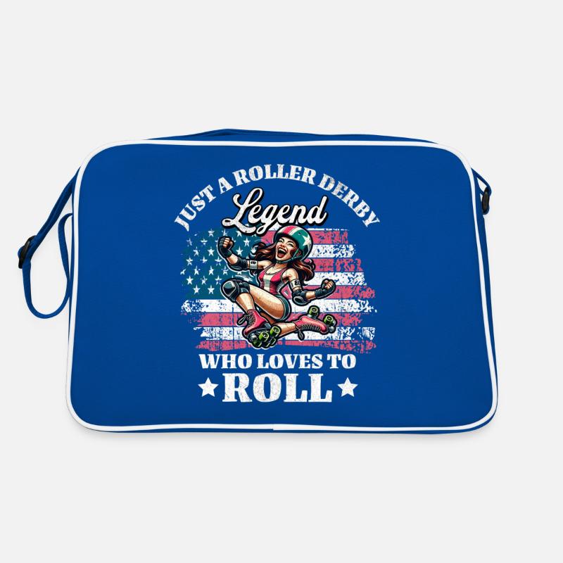 US Roller Derby Player Retro Bag