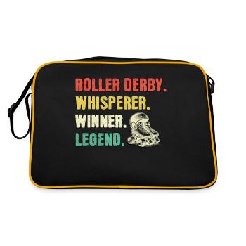 Roller Derby Whisperer Roller Derby Legend - Retro Bag - black/gold - Back