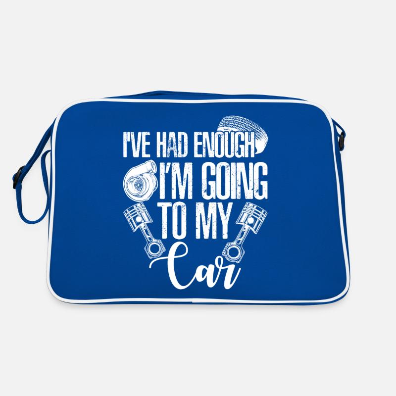 Mechanic Combustion Engine Mechanics Car Retro Bag