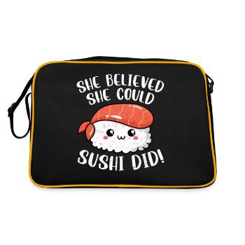 Sushi - Sac Retro - noir/or - Dos