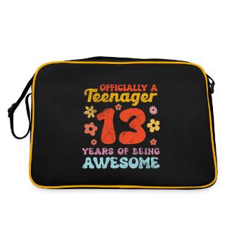 Adolescent - Sac Retro - noir/or - Dos