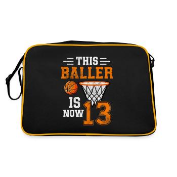 Adolescent - Sac Retro - noir/or - Dos