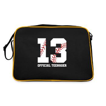 Teen Teen Teen Teens Teeny Gift - Retro Bag - black/gold - Back