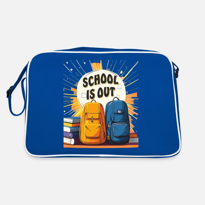 L’ÉCOLE EST TERMINÉE Sac Retro