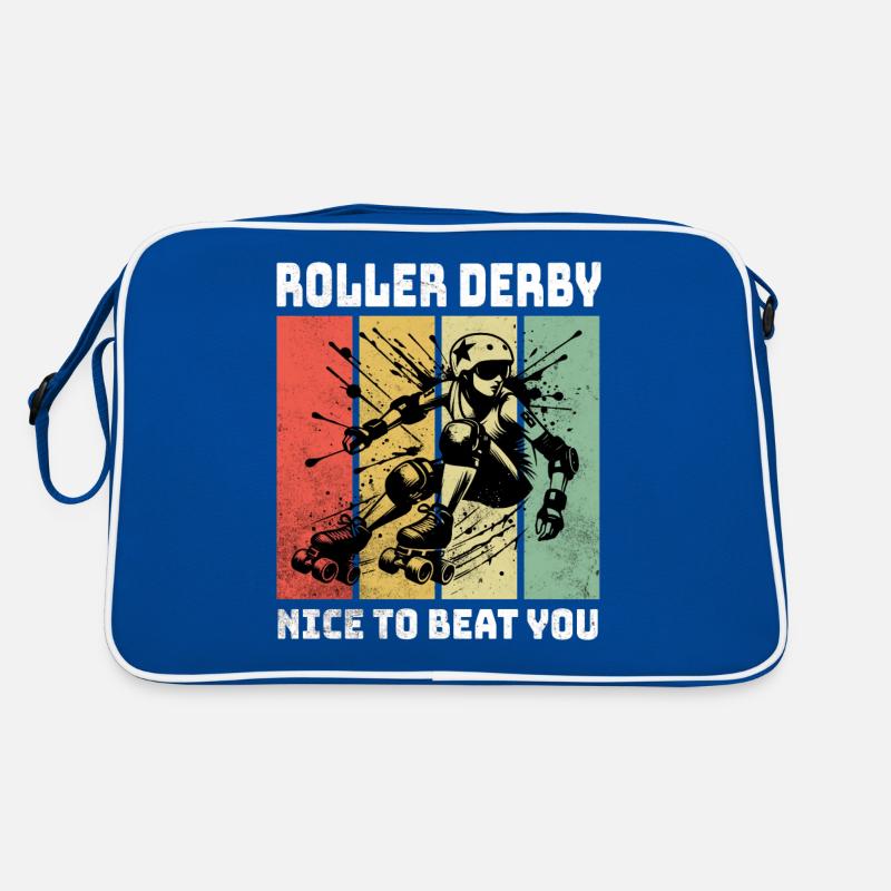 Roller Derby Sayings Retro Bag
