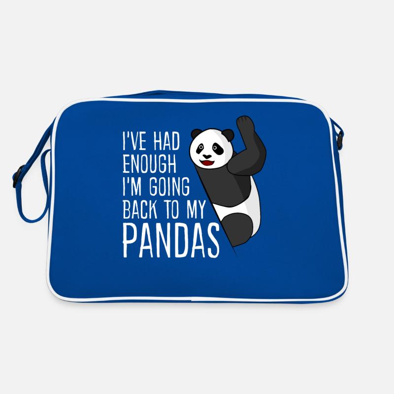 Panda géant Panda Ours Pandas Sac Retro