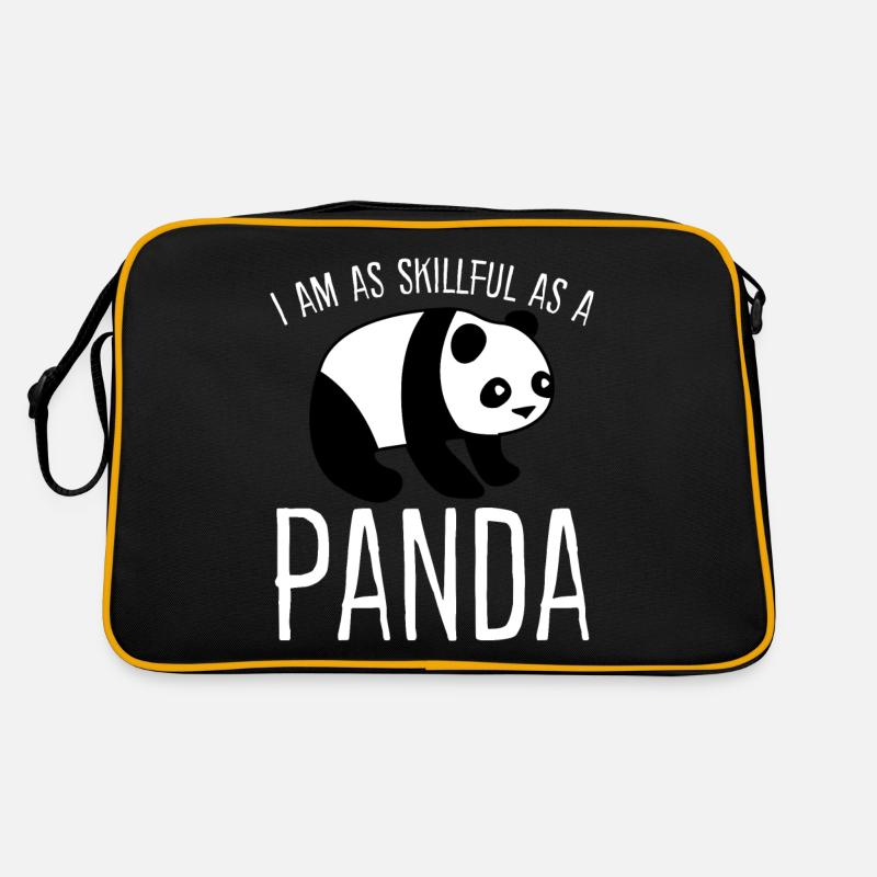 Panda habile Ours Pandas Panda géant Sac Retro