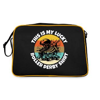 Roller derby - Retro Bag - black/gold - Back