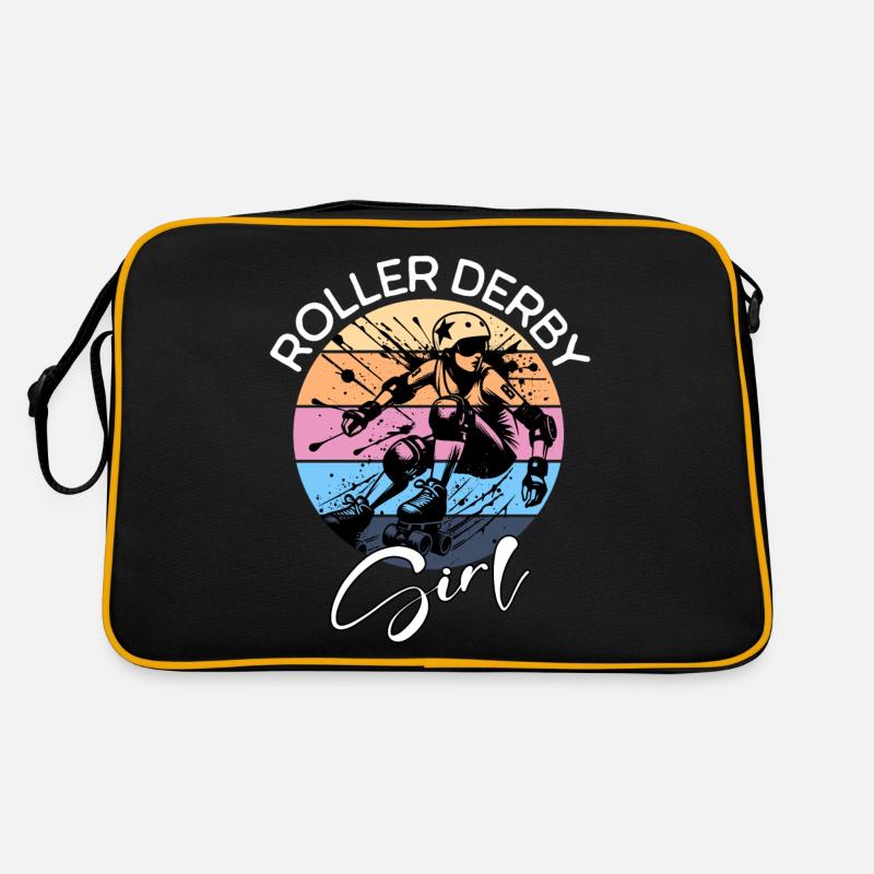 Fille de roller derby Sac Retro