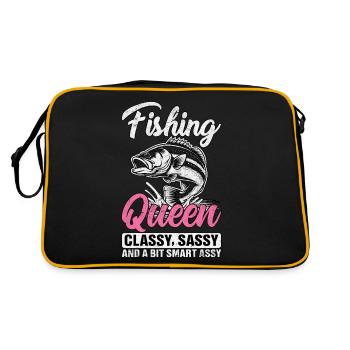 Reine de la pêche cassy impertinente et un peu impertinente - Sac Retro - noir/or - Dos