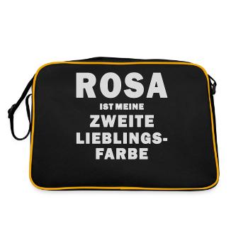 LE ROSE, MA DEUXIÈME COULEUR PRÉFÉRÉE - Sac Retro - noir/or - Dos